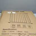 TSAYAWA 62.2"-71.65" Extra Wide Auto Closing Baby Safety Gate for Stairs & Doorways, Pressure Mounted No Drill Pet Gate with Walk-Through Door - Heavy Duty Childproof Gate for Toddlers, Kids, Dogs (Black)