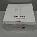 KDG Wireless Wall Sconces Set of 2, Small Cordless 5200mAh Rechargeable Battery LED Wall Lamps, Stepless Dimming Lightings for Wall Painting, Living Room, Bedroom, Hallway, Gifts, Night Light (Black) ((Small) L4.5  H13  D6.5 inch)