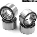 3514699 3514635 Front and Rear Wheel Bearings Compatible with Polaris Ranger RZR 800/RZR S 800 2010-2014,Ranger 900 XP/Ranger 900 Crew 2013-2016 Replaces # 3585502 3514627, 4pcs