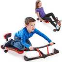 YBIKE Leap Self Propelled Ride On Drifting Racer Riding Toy for Boys and Girls Ages 4 9 - Red