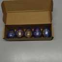 Anditoy 5 Pack Slime Eggs Stress Relief Toys Easter Eggs for Kids Boys Girls Easter Basket Stuffers Gifts Party Favors (Blue+Purple+Gold)