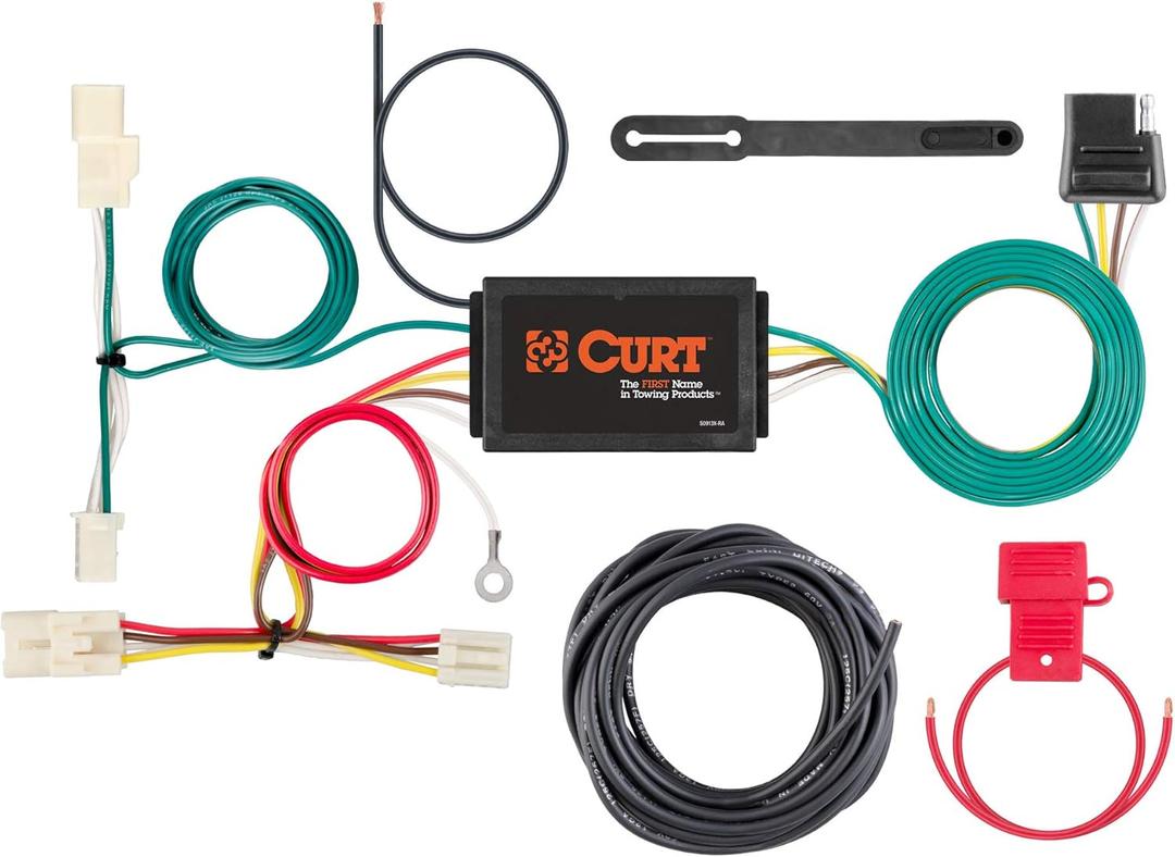 BKDK CURT 56314 Vehicle-Side Custom 4-Pin Trailer Wiring Harness, Fits Select Kia Optima