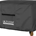 ULTCOVER Patio Coffee Table Cover, Waterproof Rectangular Outdoor Small Side Table Cover 48x26x18 inch, Black