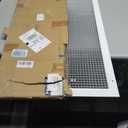 HVAC Premium 10'' x 32'' or 32'' x 10'' Cube Core Eggcrate Return Air Grille - Aluminum Rust Proof - HVAC Vent Duct Cover - White [Outer Dimensions: 11.75 x 33.75]