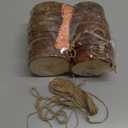 5ARTH Natural Wood Slices - 30 Pcs 3.5-4 Inches Craft Unfinished Wood kit Predrilled with Hole Wooden Circles for Arts Wood Slices Christmas Ornaments DIY Crafts