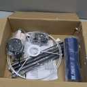 BoostArea Floor Lamp Blue, Standing Lamp, Small Floor Lamps for Living Room, Simple LED Tall Lamp with Lampshade, On/Off Foot Switch, Corner Pole Lamps for Bedroom/Office/Kids' Room(Without Bulb)