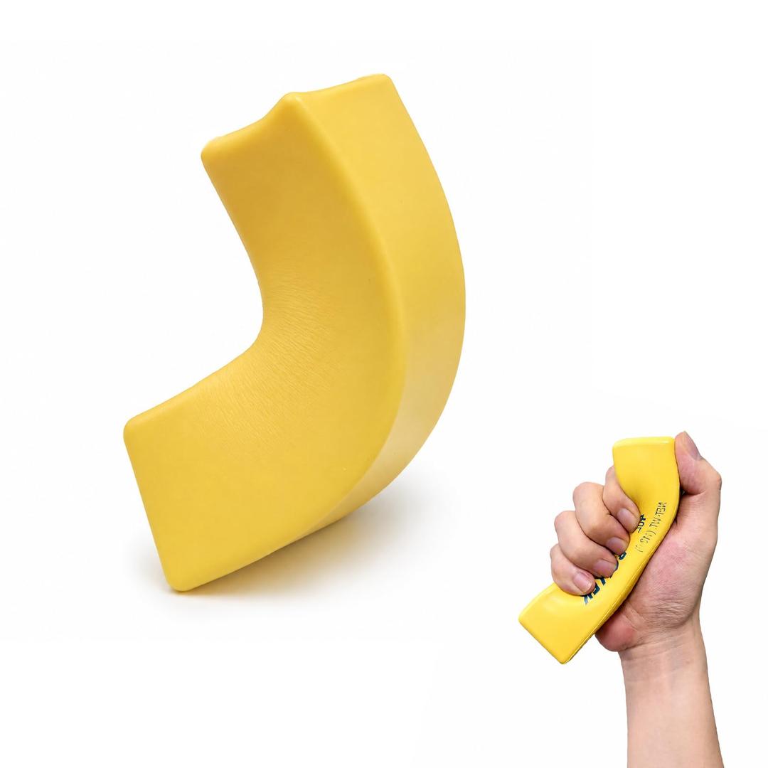 Butter Squishy Toy, Realistic Butter Stick Squeeze Toy with Slow Rising, 5.2" Soft PU Foam Food Fidget Toy, Cute Desk Toy, Party Favor Birthday Gift for Teens Adults (1, Yellow, Small)