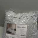Calvin Klein - King Duvet Cover Set, Luxuriously Soft Home Decor, Modern Cotton Melange Jersey Bedding (Grey Blue Heather, King)