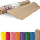 IDL Packaging 24" x 2160" (180 feet) - Brown Kraft Paper Roll - 30lb Thickness - Quality Paper for Packing, Moving, Shipping, Crafts - 100% Recyclable Natural Kraft Wrapping Paper