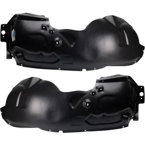 TRQ Front Inner Fender Liner Set Compatible with 2011-2016 Ford F-250 Super Duty F-350 Super Duty FO1248156 FO1249156