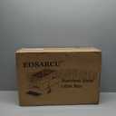 Stainless Steel Cat Litter Box with Lid, XL Large Enclosed High Sided Litter Box with Removable Lid, Carbon Filters -Odor Free, Easy Cleaning, Anti-Urine Leakage for Big Cats/Multiples-Grey