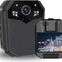 Body Camera, Mini Body Camera with Audio and Video Recording, Police Body Worn Cam with Night Vision, Wide Angle Lens Bodycam for Law Enforcement, Security and Outdoor Work