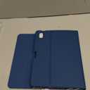 Harvopu Compatible for iPad 11th 10th Generation Case with Keyboard, Folio Cover with Pencil Holder, Multi-Touch Trackpad, 7 Color Backlit, Detachable Keyboard for iPad (A16) 11th/10th Gen (Navy Blue)