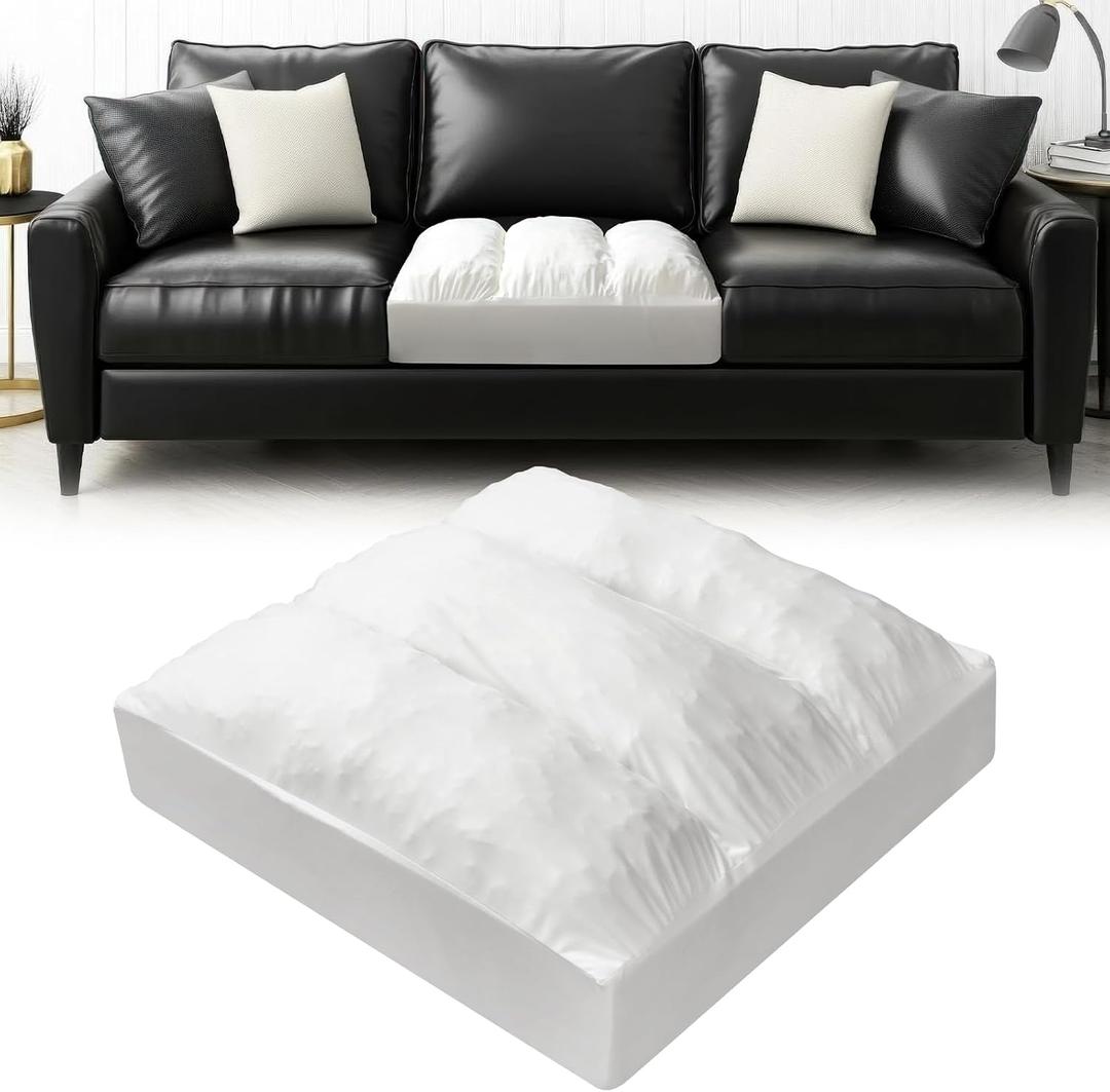 Sieral Couch Cushion Replacement 26" x 26" x 6" Sofa Cushion Support Replacement Upholstery High Density Foam Double-Layer Sofa Cushions Insert Seat Soft Supportive for Sectional Loveseat Chair
