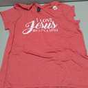 I Love Jesus but I Cuss a Little T Shirt Men Women Youth T-Shirt, Pink, XL