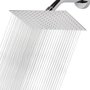 NearMoon Rain Shower Head, High Flow Stainless Steel Rainfall Shower, High Pressure Design, Awesome Shower Experience Even At Low Water Flow (12 Inch Rectangle, Chrome Finish)