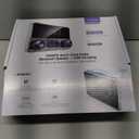 Alarm Clock Radio Bluetooth V5.2 Speaker with HD Sound and Bass,Blue Display with auto Dimmer,Snooze,Sleep Timer,Adjustable Volume,5V1A USB Charging Port