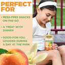 Motts Fruit Smoothies Vanilla Peach, 4.2 oz clear pouches, 8 Pack, Made With Milk, Made With Real Fruit, Good Source of Calcium, On-the-Go, BBD: 06/03/26