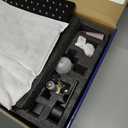 Ceiling Mounted Rain Shower System, SHAMANDA Luxury Brass Shower Faucet Set with 12 Inch Shower Head and Hand Shower(Including Rough-In Valve Body and Trim), Matte Black, LCM701-7