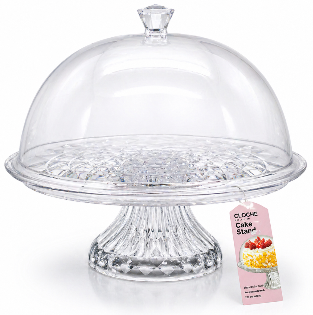 Cloche Cake Stand And Dome Set 