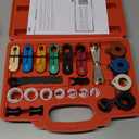 Master Quick Disconnect Tool Set, 25pc Line Disconnect Tool Kit for A/C Fuel & Transmission Systems, Fuel Line Disconnect Tools for Mechanics Compatible with Ford Chevy GM More, Black