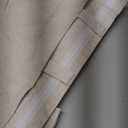 100% Blackout Shield Linen Blackout Curtains for Bedroom 96 Inches Long, Back Tab/Rod Pocket Living Room Drapes, Thermal Insulated Blackout Curtains 2 Panels Set, 50" W x 96" L,Cream