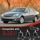 Engine Motor and Transmission Mount Kit Compatible with 2004-2006 ES330 3.3L V6 &2004-2006 Camry 3.3L V6 & 2004 2005 2006 2007 2008 Solara 3.3L V6 AUTO 4PCS OE: A4239HY A4236 A4212 A4207