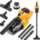 Cordless Vacuum Cleaner for Dewalt 20v Battery, Brushless Stick Vacuum with Washable HEPA Filter 55CFM Handheld Vacuum Cleaner for Home Car Hardwood Floor Carpet, Cordless Shop Vac(Tool Only)