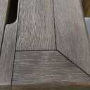 Signature Design by Ashley Bolanburg Farmhouse Chair Side End Table with Outlets and USB Ports, Antique Cream & Brown (Whitewash)