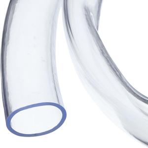 1 1/4" x 1 1/2" Clear Plastic PVC Tubing 5ft Flexible Vinyl Tube, [for Garden Irrigation, Water Hose, Fish Tank, Aquarium] - 31.8mm x 38.1mm