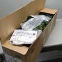 9FT Pre-Lit Christmas Tree Hinged Slim Pencil Xmas with 500 LED Lights & 1298 Tips