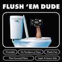 DUDE Wipes Odor Destroyer Flushable Wipes - Extra-Large Adult Wet Wipes - 6 Pack (288 Count) - Deodorizing, Lightly Scented, Controls Odor for up to 24 Hours - Septic and Sewer Safe
