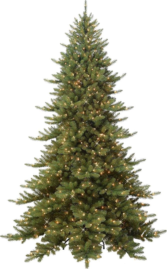 Puleo International 9' Royal Majestic Fir Artificial Christmas Tree with 800 Lights, Green