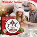 2 x Basketball Christmas Ornament 2025 - Basketball Gifts for Teenage Boys, Men, Ceramic Sports Ornaments for Christmas Tree, Sports Lover Gifts for Brother, Son, Dad, Grandson, Team Coach Gift Ideas