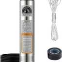 Septic Pump 4" Effluent/Cistern Bottom Suction Water Pump with 33FT UL Cable,1/2HP,115V/60HZ,26GPM,138FT Head,Stainless Steel water pump for septic tank Irrigation