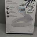 KOHLER 25875-0 Hyten 3" Height, Elevated Soft Close Elongated Toilet Seat, Contoured Seat with Grip-Tight Bumpers, Quick-Attach Hardware, No Slam Toilet Seat, White