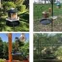 Bird Seed Catcher Tray Platform Feeder Hanging Tray Fits Most feeders Catches Most Falling Seed and Husk Great for Attracting Birds Outdoors, Backyard, Garden - No Feeders