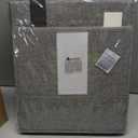 ZenStorage 6Pack Sheet Organizers and Storage - King/ Queen Size Sheet Storage Organizer with Window, Foldable & Dustproof Sheet Organizer for Linen Closet for Summer Blankets & Sheet Sets, Grey