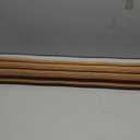 LazBlinds No Tools No Drill Cordless Bamboo Roman Shades, Light Filtering Window Treatment, Roll Up Bamboo Blinds for Windows 34'' W x 64'' H, Acorn