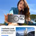 Magnetic Designed for iPhone 13 Pro Case[Compatible with Magsafe][Military Grade Drop Protection] Protective Shockproof Iridescent Translucent Matte Slim Phone Case for iPhone 13 Pro, Gradient Black