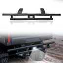 Combined Type Rear Bumper with Light for Polaris Ranger 570 Midsize 14-21, Brush Guard with LED Accent Light for Polaris Ranger Midsize 400 500 570 800 EV ETX 2010-2021 Accessories