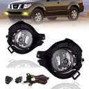 Fog Lights for 2005-2009 Nissan Frontier(w/Painted Bumper)/ 2005-2012 Nissan Pathfinder(w/Painted Bumper), 1 Pair Front Bumper Driving Fog Lamps With Harness Kit(12V 55W H11 Bulbs)