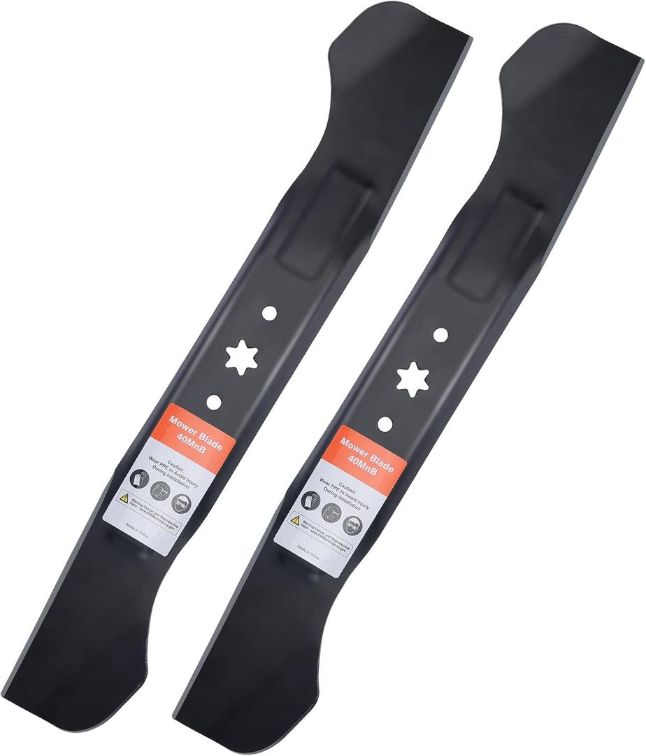 46 inch Mower Blades for 942-04244A 942-04290 MTD Cub Cadet XT1 XT2 LT46 RZT L46 46" Deck Lawnmower Replace 942-04244 742-04244 High-Lift (2 Pack)