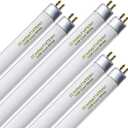 Amgolibi T5 14W 4100K Fluorescent Tube, 22 Inches F14T5/841 Straight Fluorescent Bulb, F14T5/CW Fluorescent Lamp for Counter and Cabinet Fixture, Cool White 1250 Lumen G5 Base