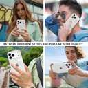 Compatible with iPhone 17 Pro Max Case Cute Gradient Clear Scratch-Resistant Back Shockproof Protective Cove 6.9 inch, Crystal Clear