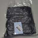 Women's Neon Scrunch Crew Socks 80s 90s Retro 3-Pack Cotton Stacked Boot Calf Cozy Ribbed Slouchy Socks Size 5-10 (Black)