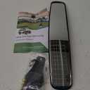 Golf Cart Rear View Mirror，HKOO 16.5 Inch Extra Wide Panoramic Golf Cart Rear View Mirror Fit for EZGO, Yamaha, Club Car