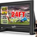 Estgora 24FT Inflatable Movie Screen, Inflatable Projector Screen for Outside, Blow Up Projector Screen with Air Blower,Front & Rear Projection Screens for Outdoor Movie Night Backyard Pool Party Fun