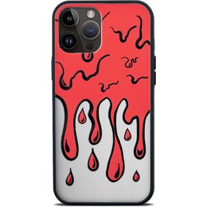 SIMPLYMDRN Tough for iPhone 12 Pro Max Case - Goth Tattoo Design - Cool Case for Men - Streetart Cover - Tough and Flexible (Drippy Black) SIMPLYMDRN Tough for iPhone 12 Pro Max Case - Goth Tattoo Design - Cool Case for Men - Streetart Cover - Tough and Flexible (Drippy Black)