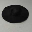 Lanzom Womens Wide Brim Straw Hat Big Floppy Foldable Roll up Cap Beach Sun Hat UPF 50+ (One Size, Twine-black)